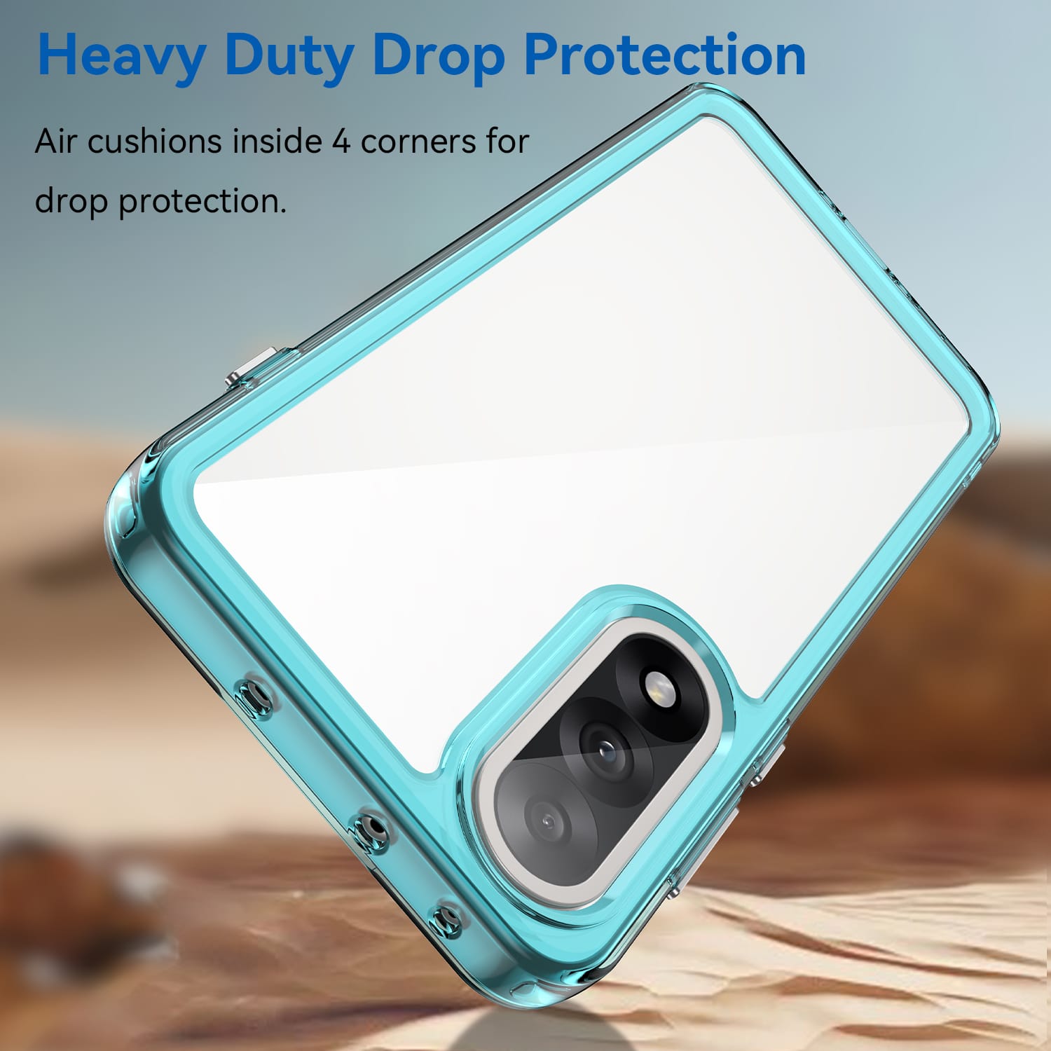 OnePlus Nord 5 Soft TPU Bumper Case [Clear Blue]