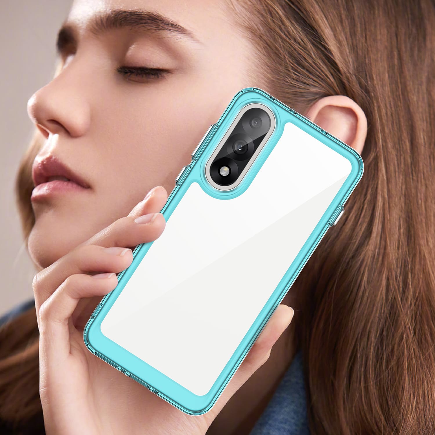 OnePlus Nord 5 Soft TPU Bumper Case [Clear Blue]