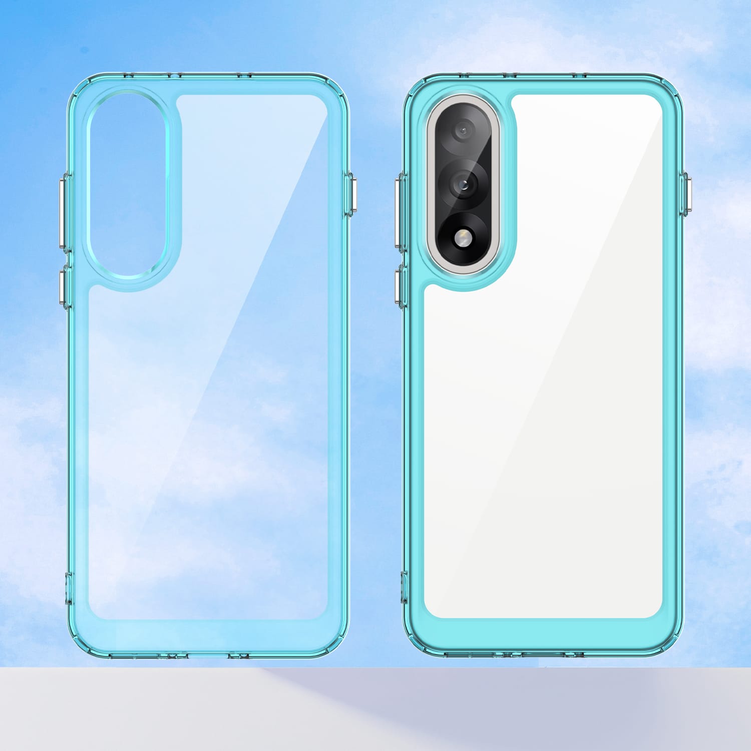 OnePlus Nord 5 Soft TPU Bumper Case [Clear Blue]