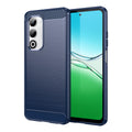 OPPO A5 Carbon Fibre TPU Case Slim Shockproof Cover Navy - Navy