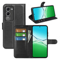 OPPO A5 PU Wallet Case [Black] - Black