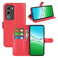 OPPO A5 PU Wallet Case [Red] - Red