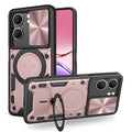 OPPO A5x Ring Kickstand Case w/ Camera Cover [Rose Gold] - Rose Gold