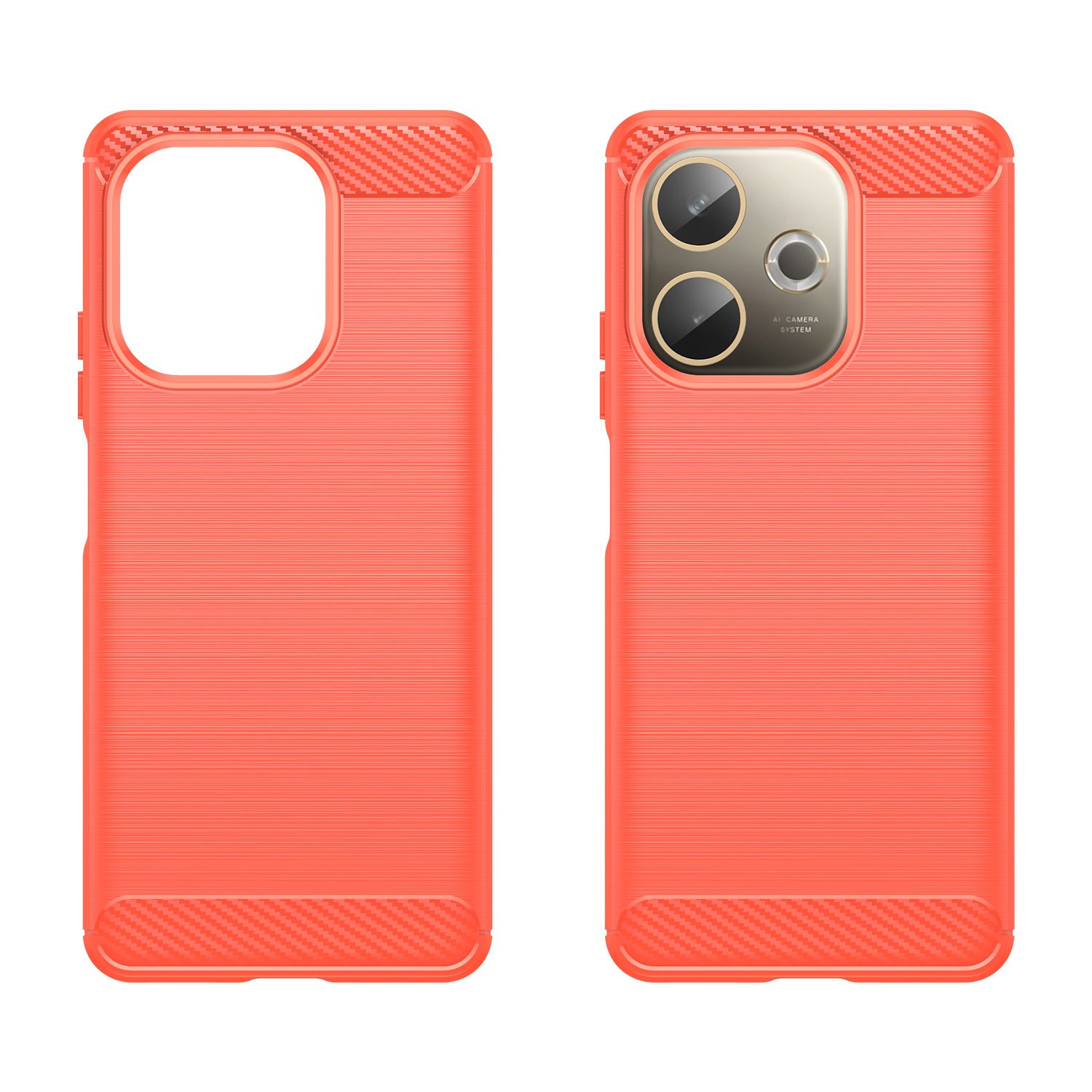 OPPO A5 Pro 5G Carbon Fibre Brushed Case [Red]