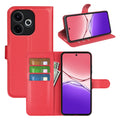 OPPO A5 Pro 5G PU Wallet Case [Red] - Red