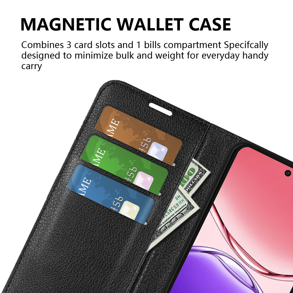 OPPO A5 Pro 5G PU Wallet Case [Red]