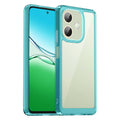 OPPO A5 Pro 5G Soft TPU Bumper Case (Clear Blue) - Clear Blue