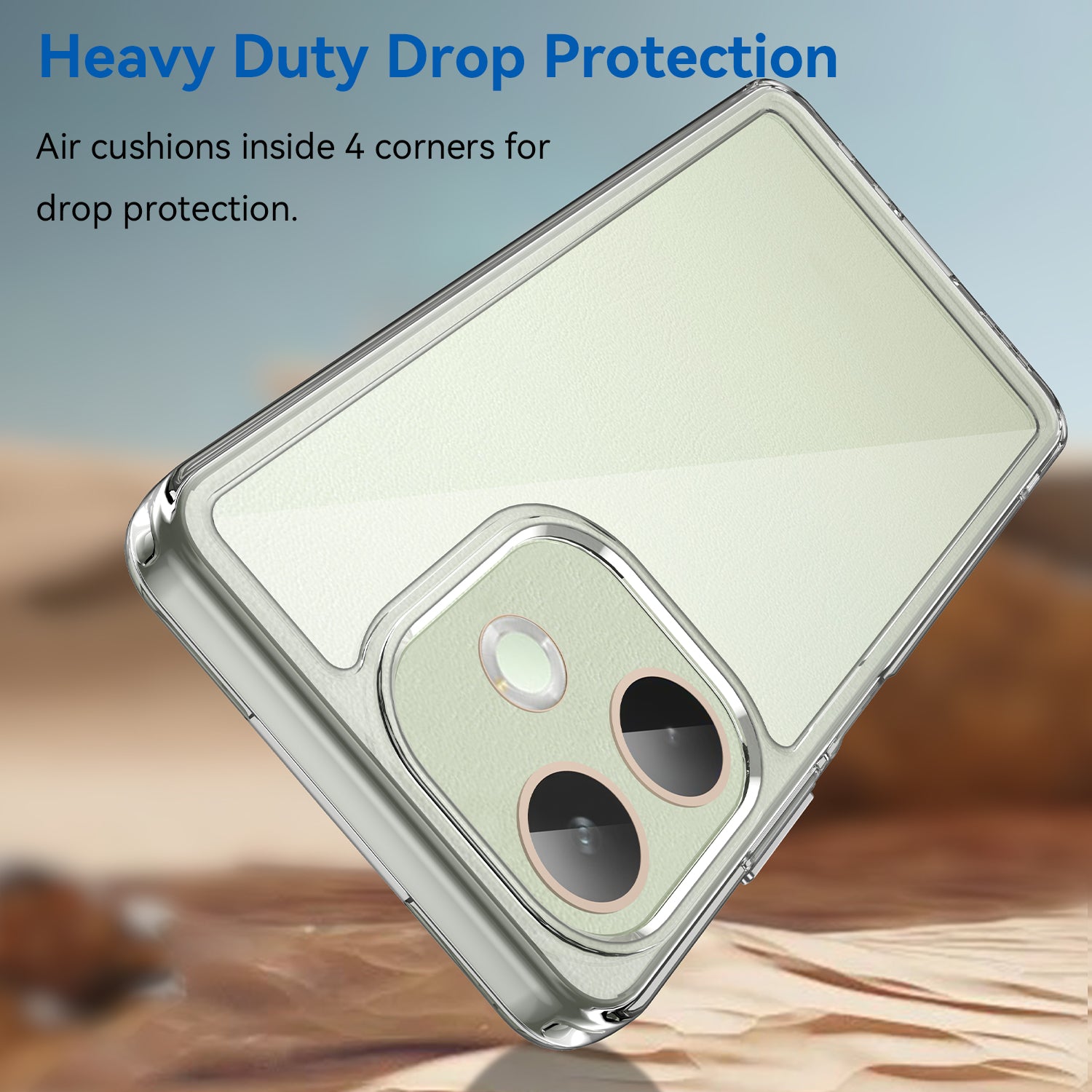 OPPO A5 Pro 5G Soft TPU Bumper Case (Clear)