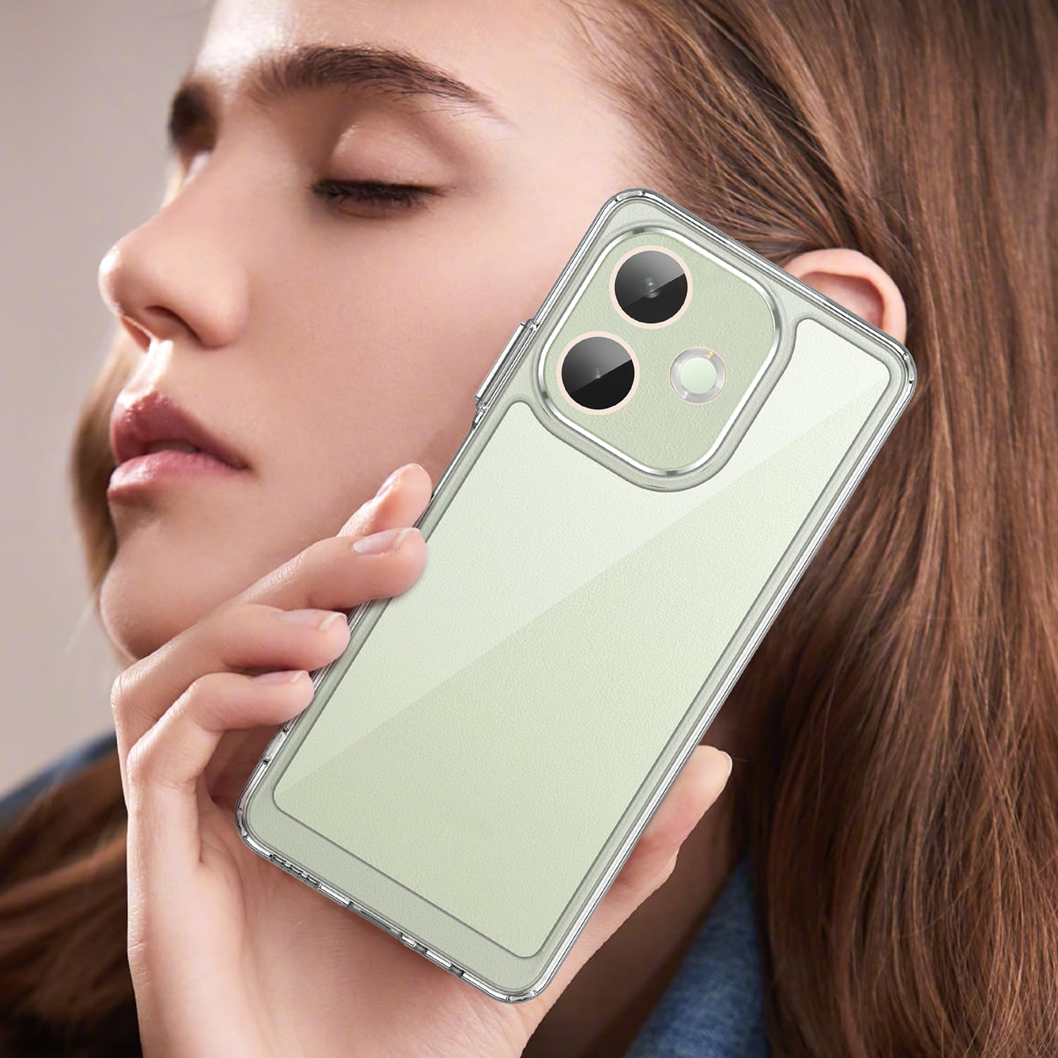OPPO A5 Pro 5G Soft TPU Bumper Case (Clear)