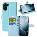 Wallet Case for OPPO A6x 2026 – PU Leather Flip Cover with Card Holder & Stand [LightBlue] - LightBlue