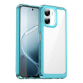 OPPO A6x 2026 Soft TPU Bumper Shockproof Cover Case [Clear Blue] - Clear Blue