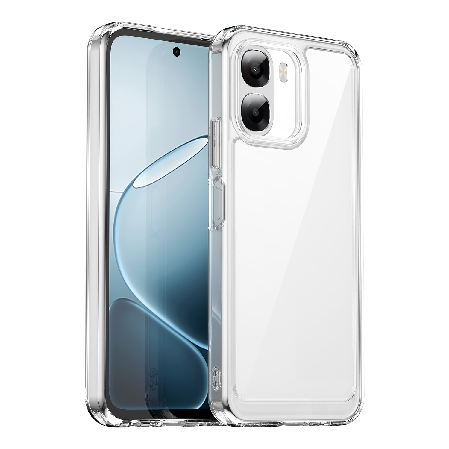 OPPO A6x 2026 Soft TPU Bumper Shockproof Cover Case [Clear]
