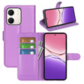 OPPO A5x 2025 PU Wallet Case [Purple] - Purple