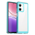 OPPO A5x 2025 Soft TPU Bumper Case [Clear Blue] - Clear Blue