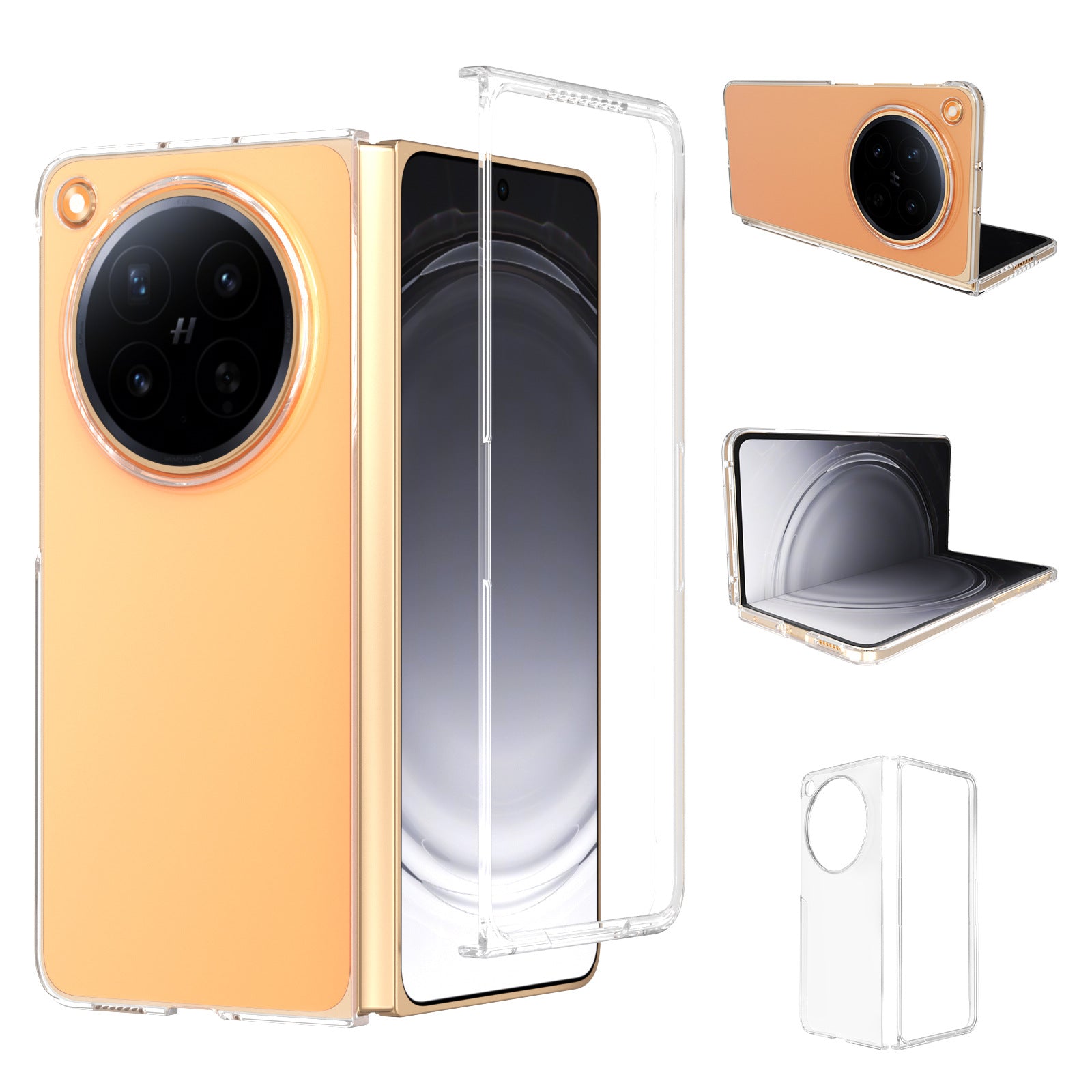 OPPO Find N6 Clear Crystal Hard PC Case – Ultra Slim Transparent Shell