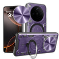 OPPO Find X8 Pro Ring Kickstand Case w/ Camera Cover [Purple] - Purple