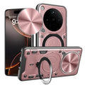 OPPO Find X8 Pro Ring Kickstand Case w/ Camera Cover [Rose Gold] - Rose Gold