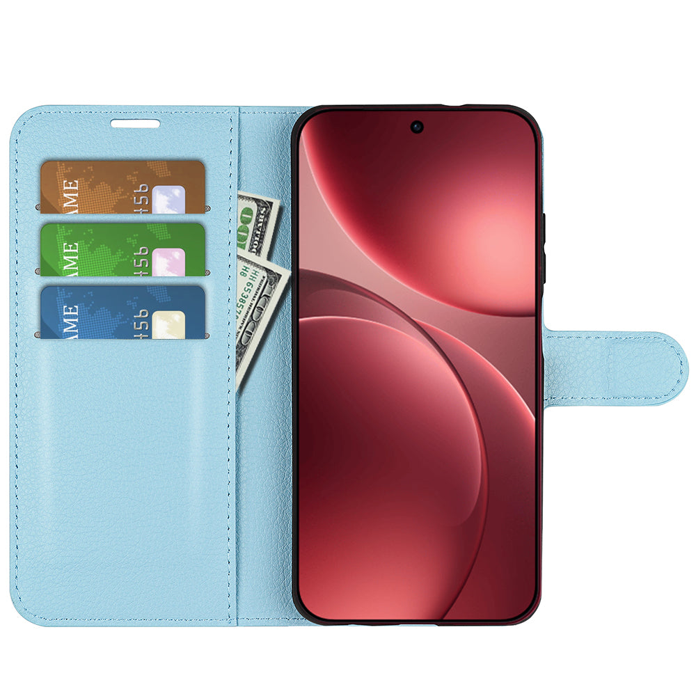 OPPO Find X9 Pro PU Wallet Case [LightBlue]