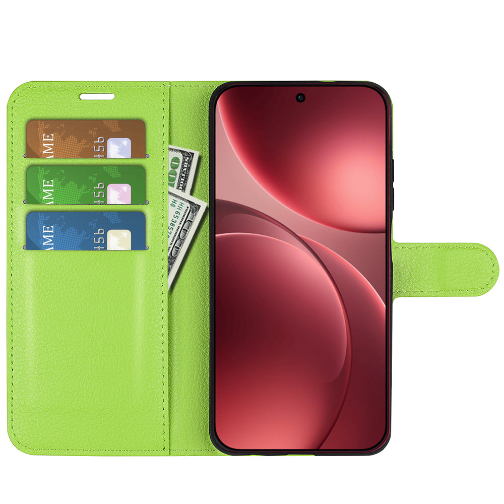 OPPO Find X9 Pro PU Wallet Case [Green]