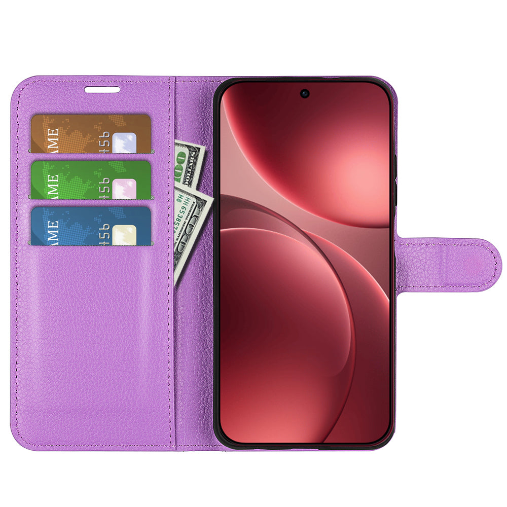 OPPO Find X9 Pro PU Wallet Case [Purple]