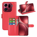 OPPO Find X9 Pro PU Wallet Case [Red] - Red