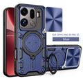 OPPO Find X9 Pro Ring Kickstand Case w/ Camera Cover [Navy] - Navy