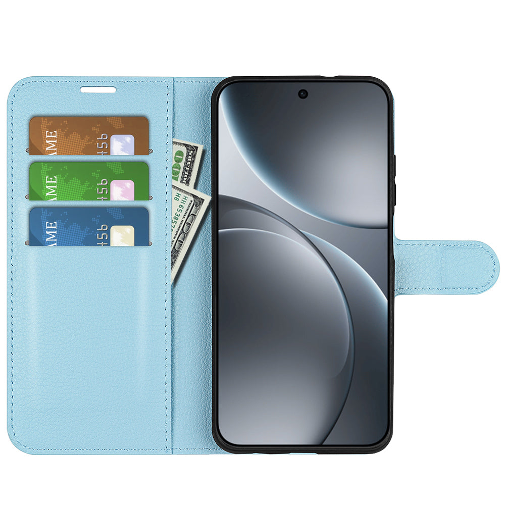 OPPO Find X9 PU Wallet Case [LightBlue]