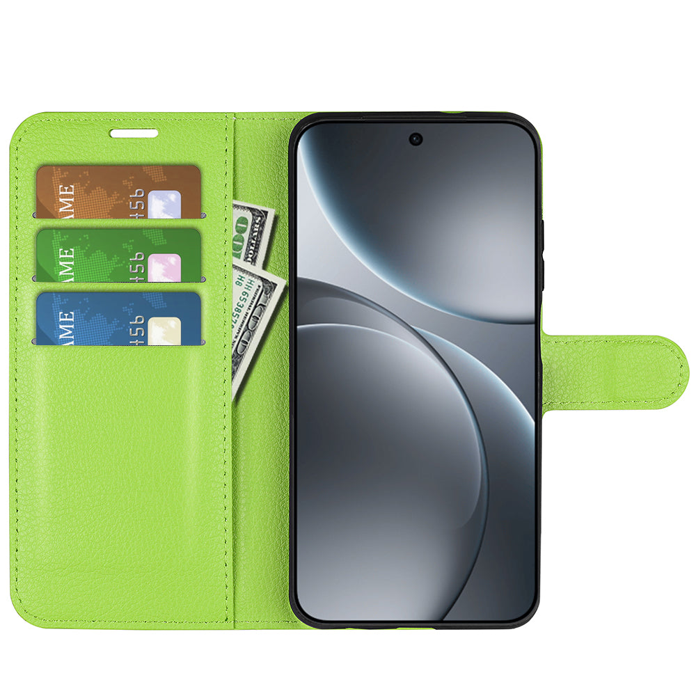 OPPO Find X9 PU Wallet Case [Green]