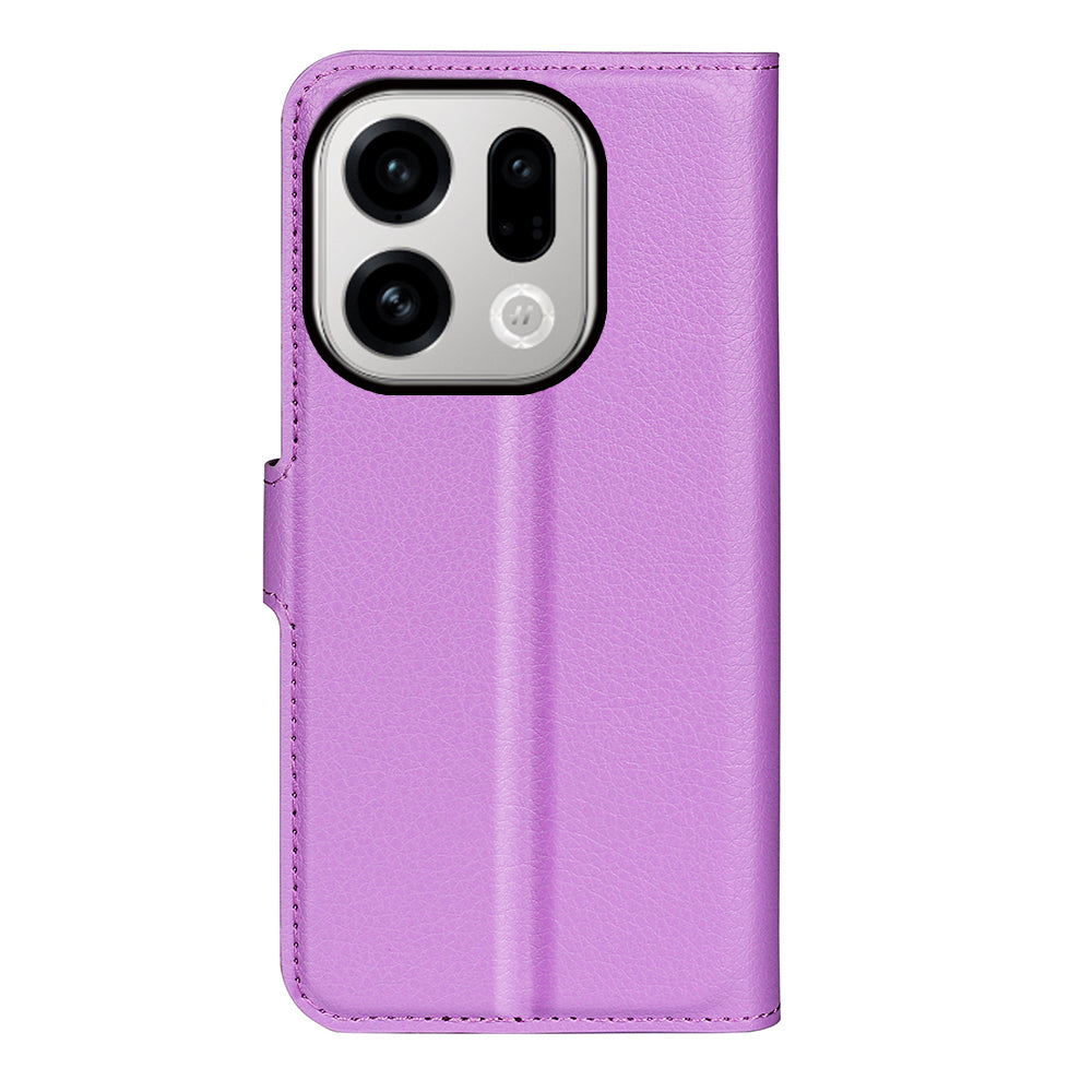 OPPO Find X9 PU Wallet Case [Purple]