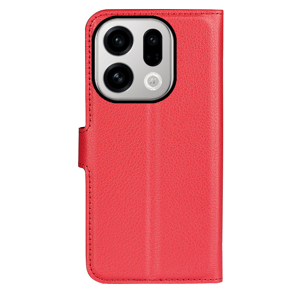 OPPO Find X9 PU Wallet Case [Red]
