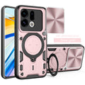 OPPO Find X9 Ring Kickstand Case w/ Camera Cover [Rose Gold] - Rose Gold