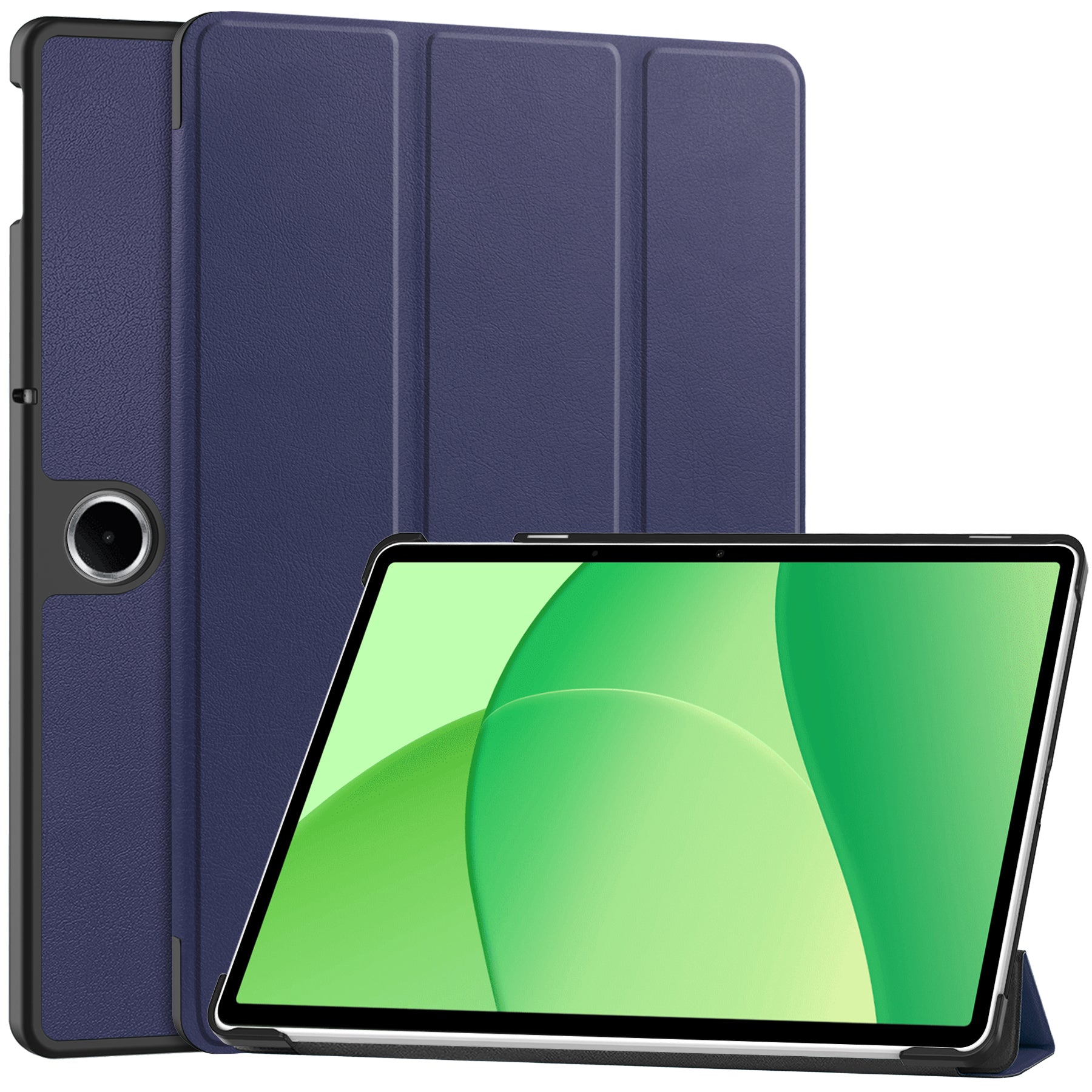 KST Tri-fold PU Leather Case for Oppo Pad SE 11-inch [Navy]