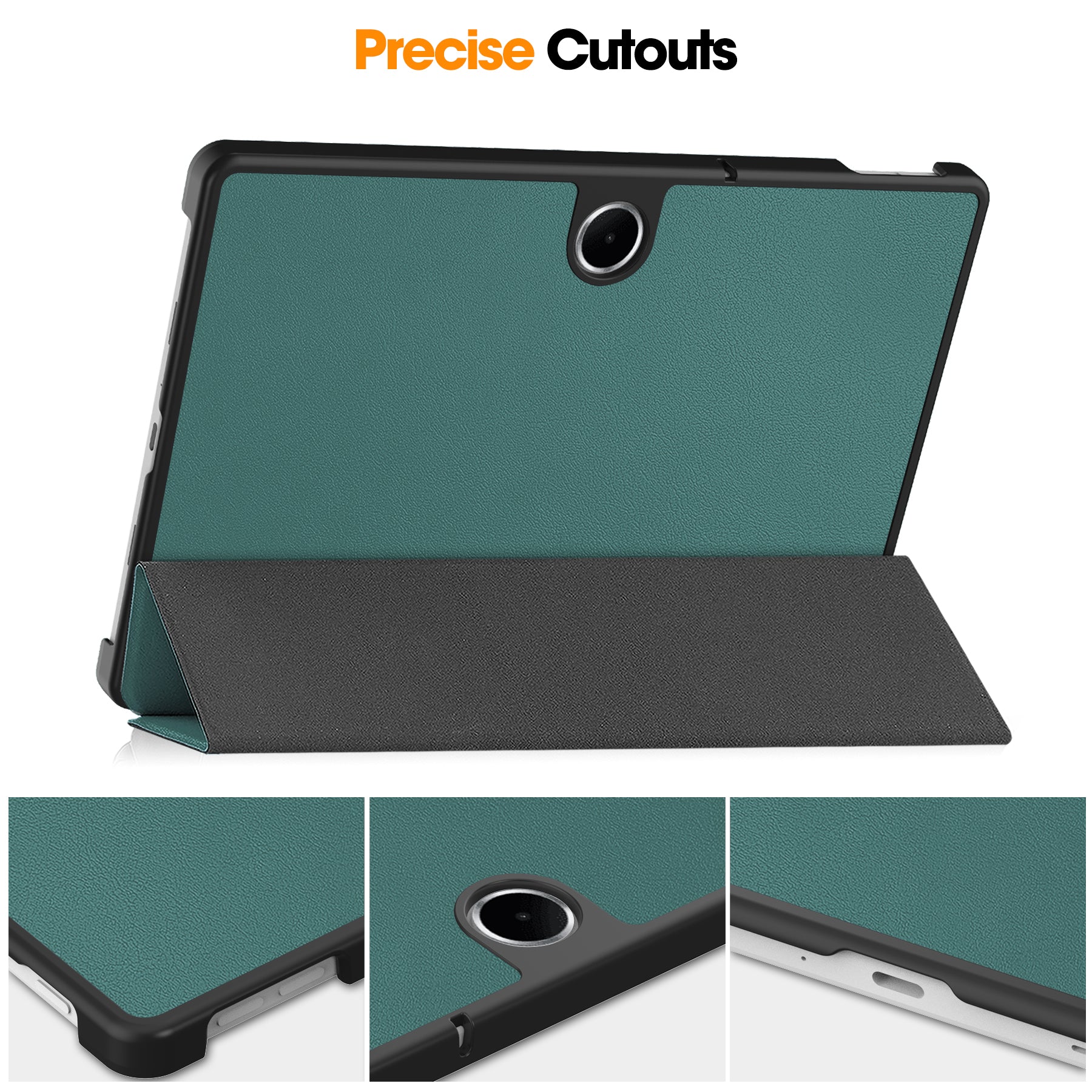KST Tri-fold PU Leather Case for Oppo Pad SE 11-inch [Teal]