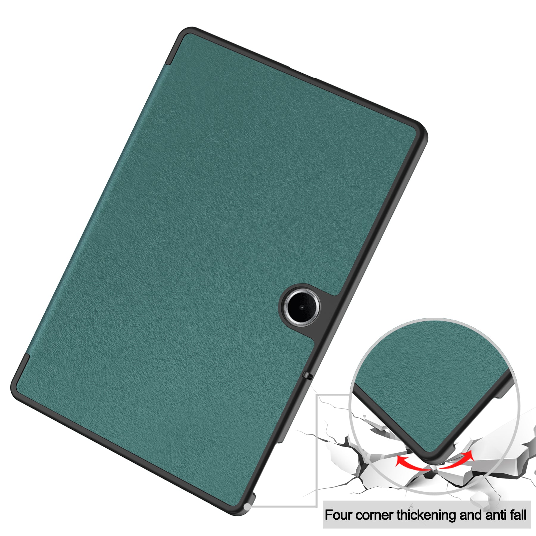 KST Tri-fold PU Leather Case for Oppo Pad SE 11-inch [Teal]