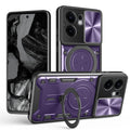 OPPO Reno 13F 5G  Ring Kickstand Case w/ Camera Cover [Purple] - Purple