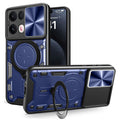 OPPO Reno 13Pro 5G  Ring Kickstand Case w/ Camera Cover [Navy] - Navy