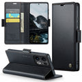 OPPO Reno16 F 5G CaseMe Retro Wallet Case [Black] - Black