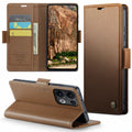 OPPO Reno16 F 5G CaseMe Retro Wallet Case [Brown] - Brown