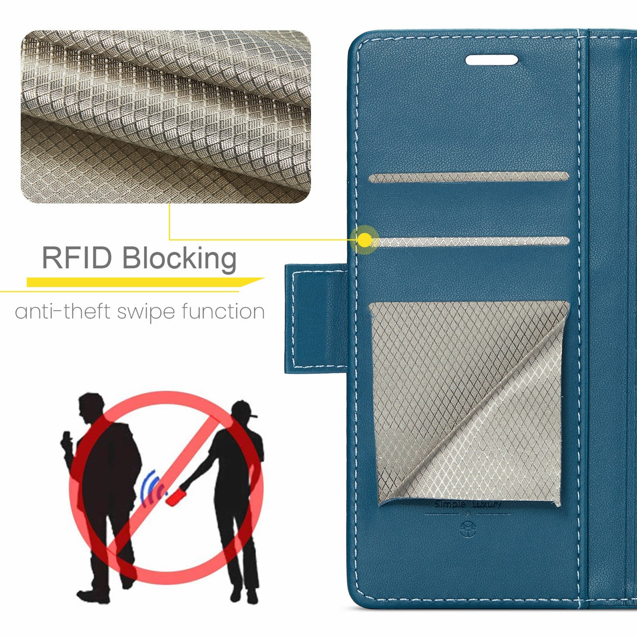 OPPO Reno16 F 5G CaseMe Retro Wallet Case [Navy]