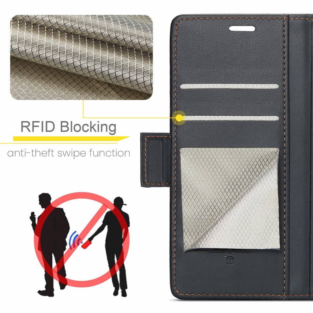 OPPO Reno16 / Reno16 Pro CaseMe Retro Wallet Case [Black]