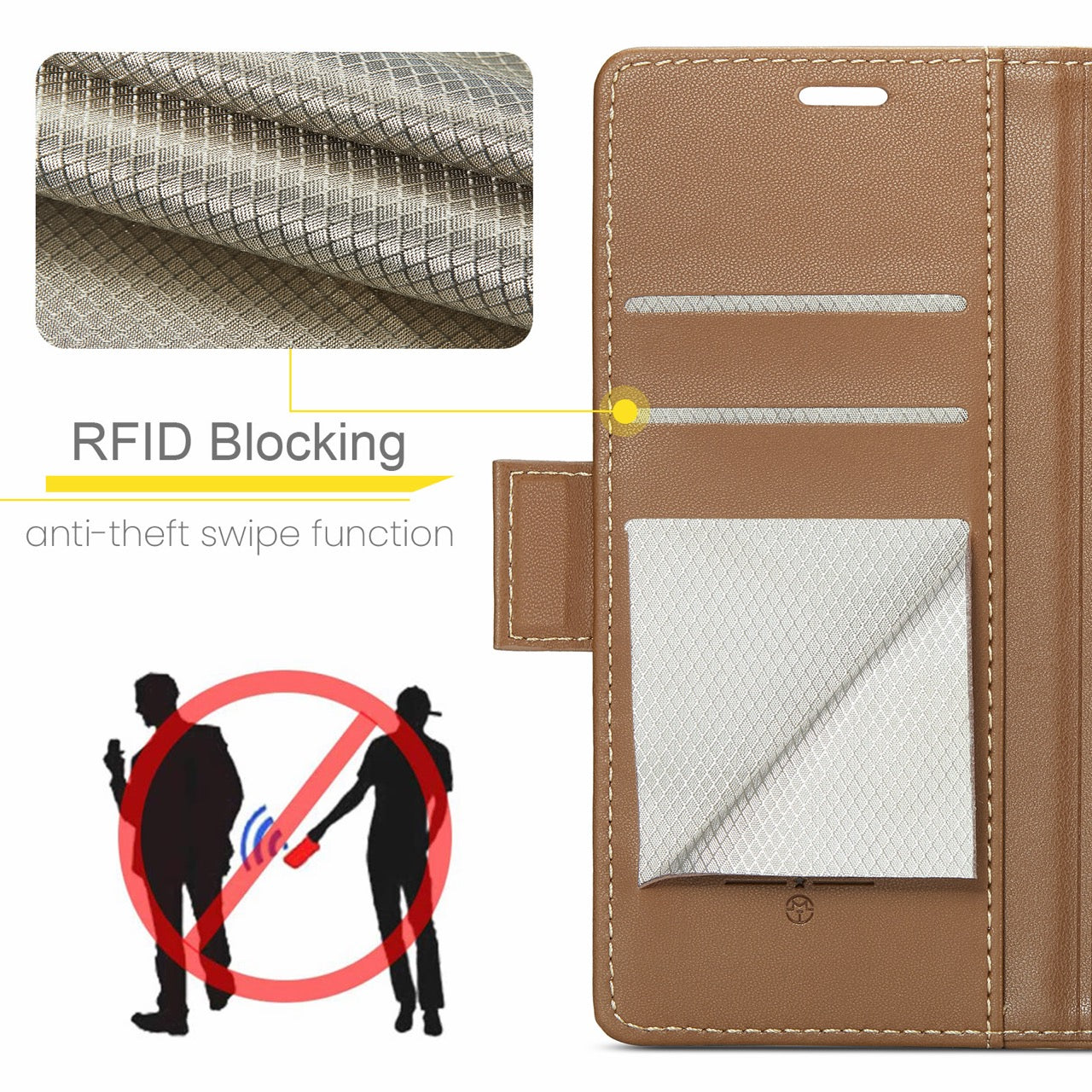 OPPO Reno16 / Reno16 Pro CaseMe Retro Wallet Case [Brown]