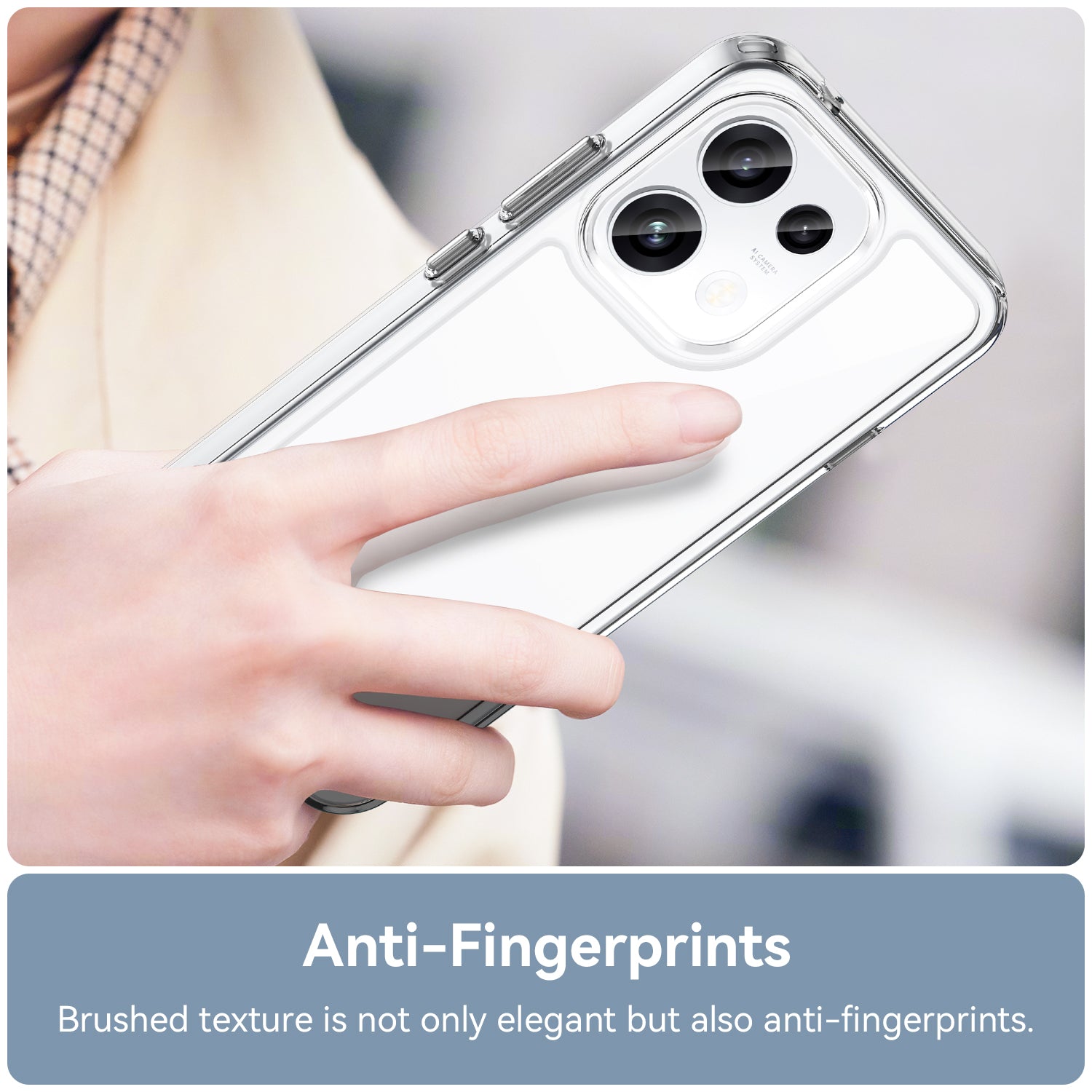 OPPO Reno16F 5G Soft TPU Bumper Shockproof Cover Case [Clear]