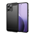 OPPO Reno14 F Carbon Fibre TPU Case Slim Shockproof Cover Black - Black