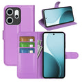 OPPO Reno14 F PU Wallet Case [Purple] - Purple
