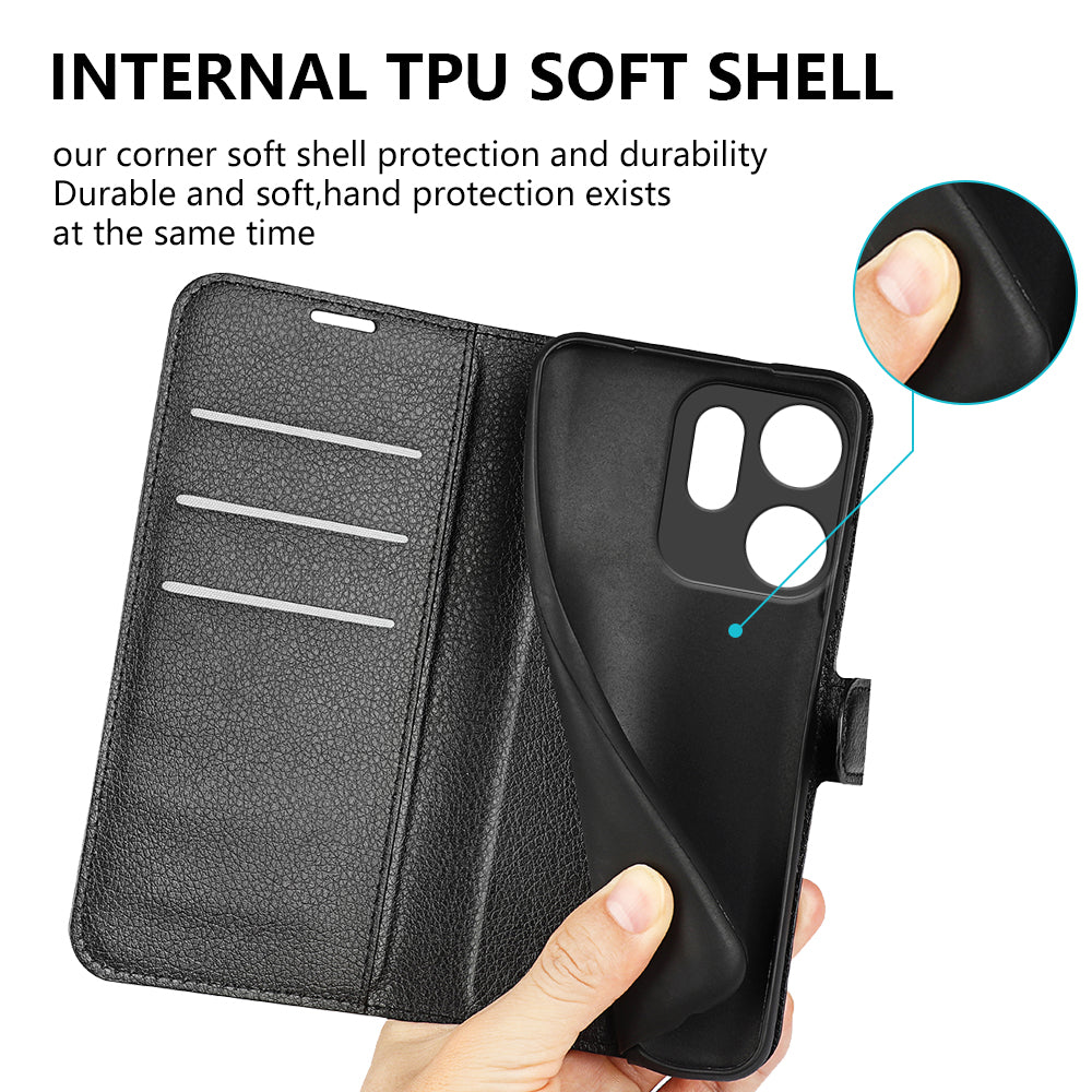 OPPO Reno14 F PU Wallet Case [Purple]