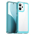 OPPO Reno14 F 5G Soft TPU Bumper Case [Clear Blue] - Clear Blue