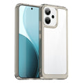OPPO Reno14 F 5G Soft TPU Bumper Case [Clear Grey] - Clear Grey