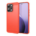 OPPO Reno14 Pro  Carbon Fibre TPU Case Slim Shockproof Cover Red - Red