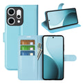 OPPO Reno14 Pro PU Wallet Case [LightBlue] - LightBlue