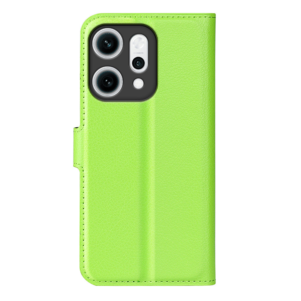 OPPO Reno14 Pro PU Wallet Case [Green]